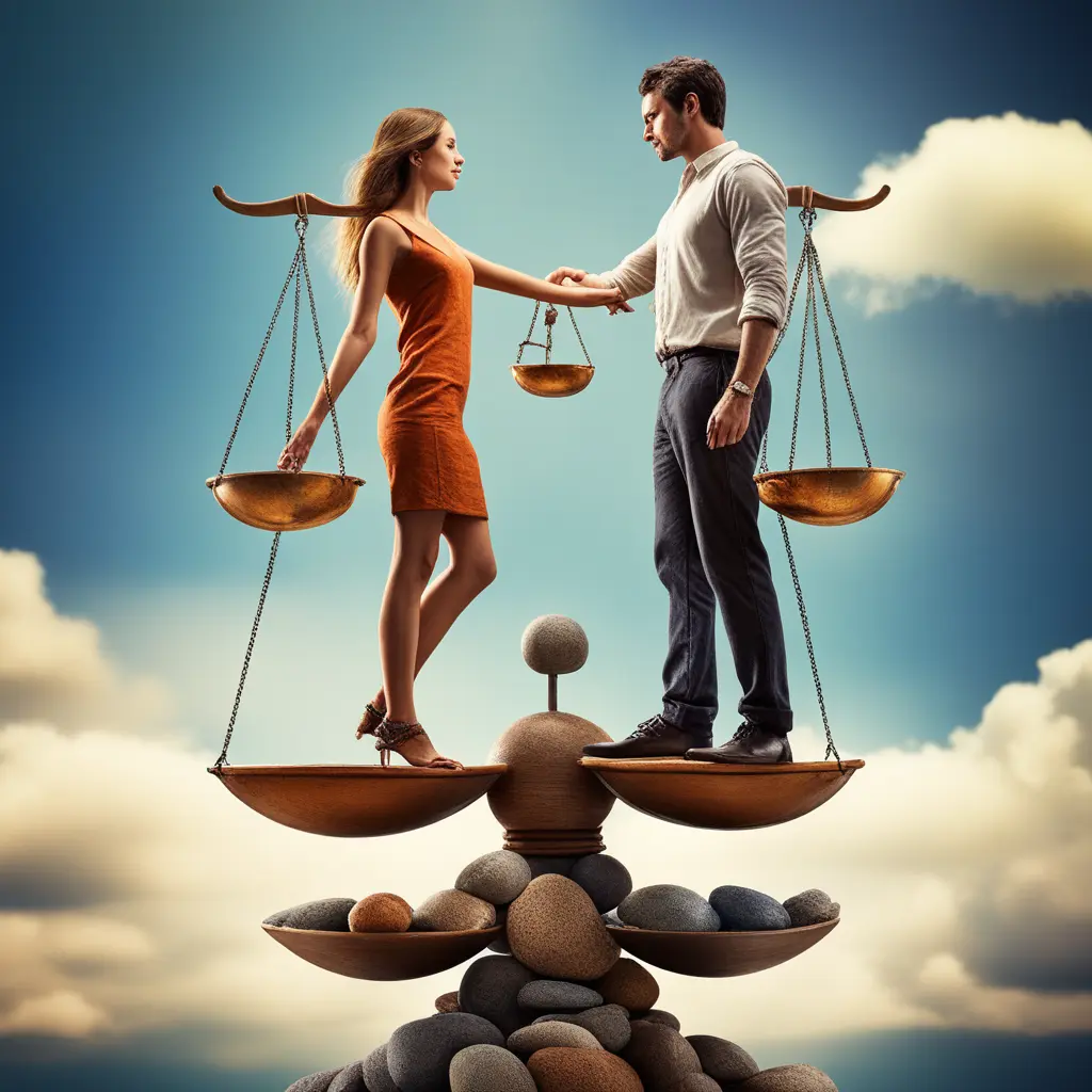 Relationships thrive on balance and interdependence, not just one person contributing