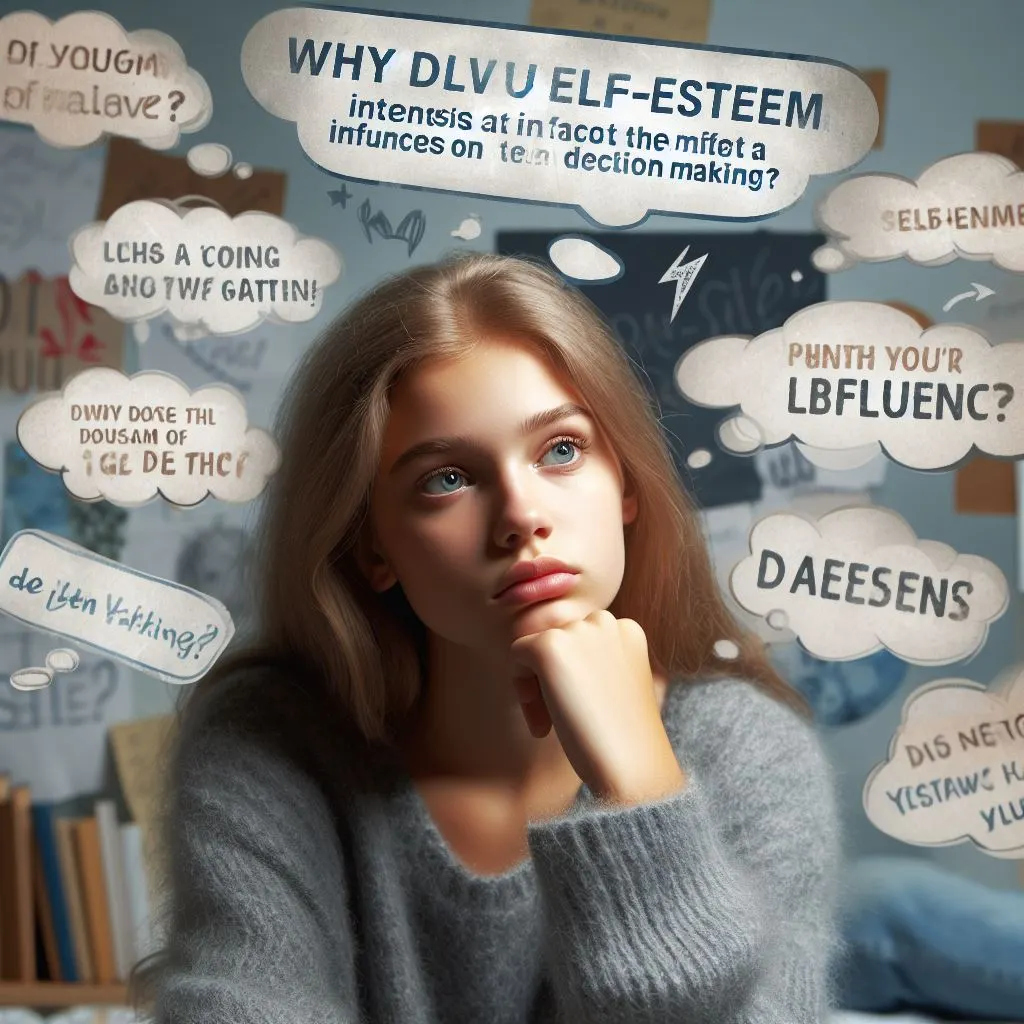 Why Does Low Self-Esteem Intensify the Impact of the Various Influences on Teen Decision Making?